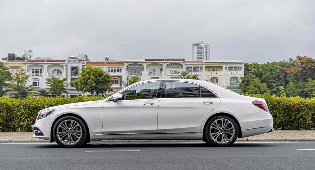 Mercedes S450 - 2020 màu trắng nt nâu siêu đẹp. Mua bán Ô tô tại Quận 7 Tp Hồ Chí Minh được đăng bởi Dương Phương hình 4