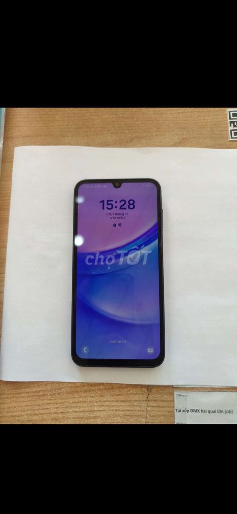 Ban Samsung A15 màu đen, 8/128, còn bh hãng