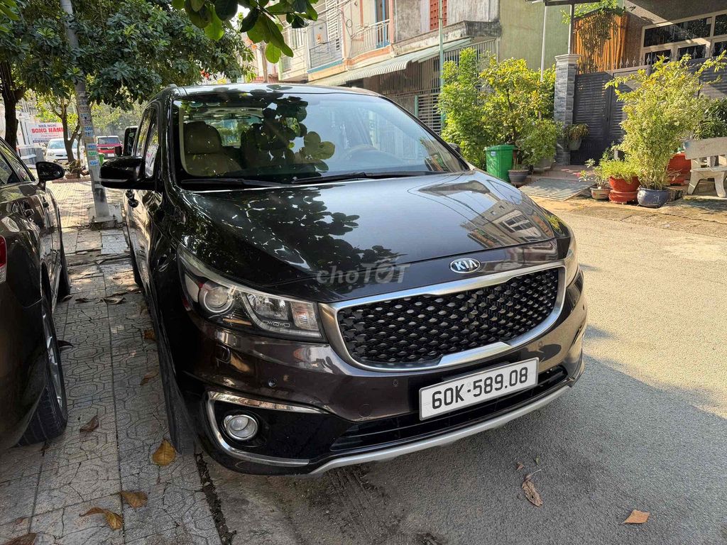 Kia Sedona Full 2018, масло, коричневое