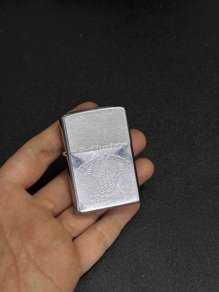 Bật lửa Zippo Hawai Crom Bạc. Mua bán Đồ sưu tầm, đồ cổ tại Quận 7 Tp Hồ Chí Minh được đăng bởi Thanh Tâm hình 1