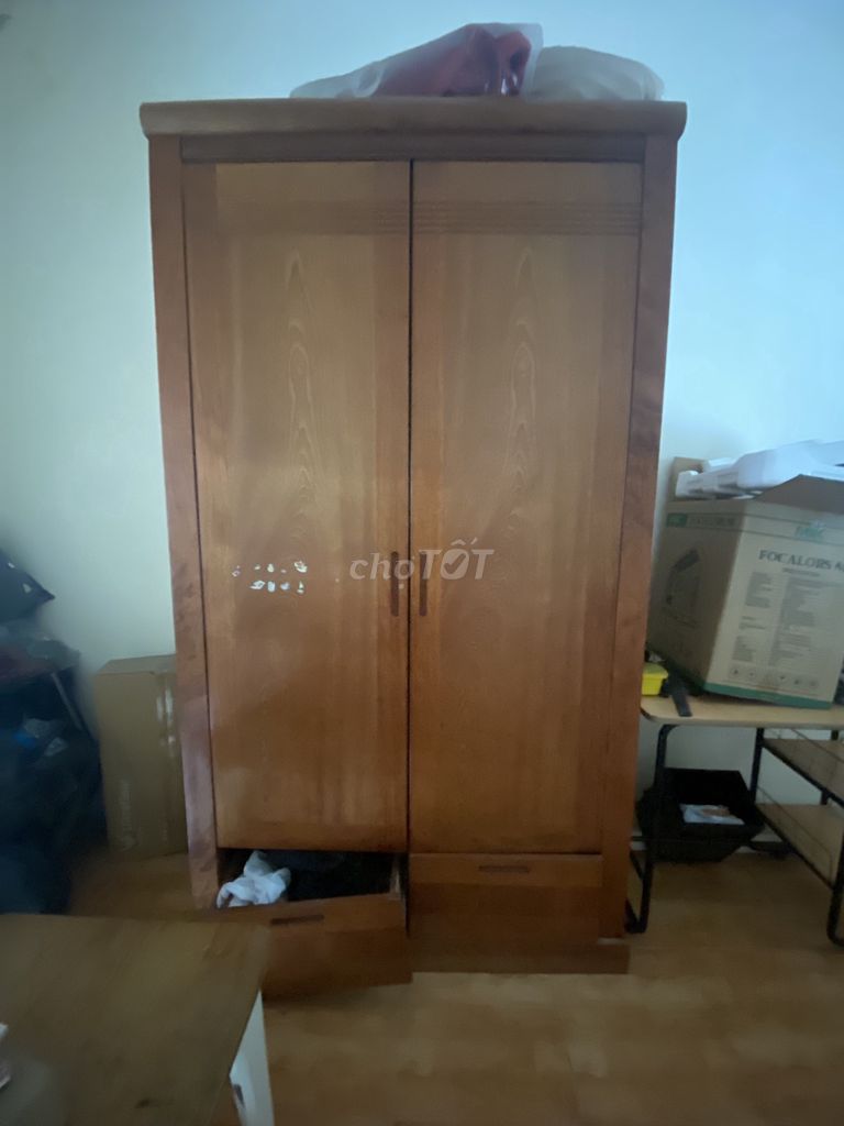 Tủ quần áo gỗ xoan 2 buồng. Mua bán Tủ, kệ gia đình tại Quận Hoàn Kiếm Hà Nội được đăng bởi Hùng hình 1