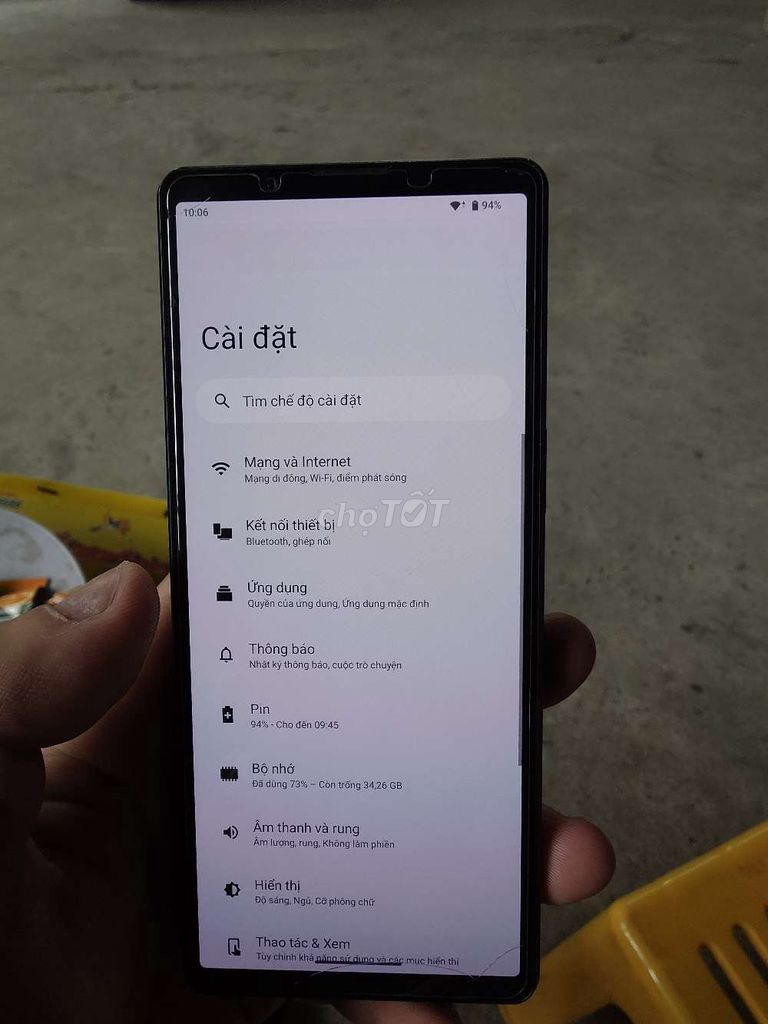 Sony Xperia 5 Mark V Đen Đã sử dụng. Mua bán Điện thoại tại Quận Nam Từ Liêm Hà Nội được đăng bởi Nhuận Đỗ hình 1