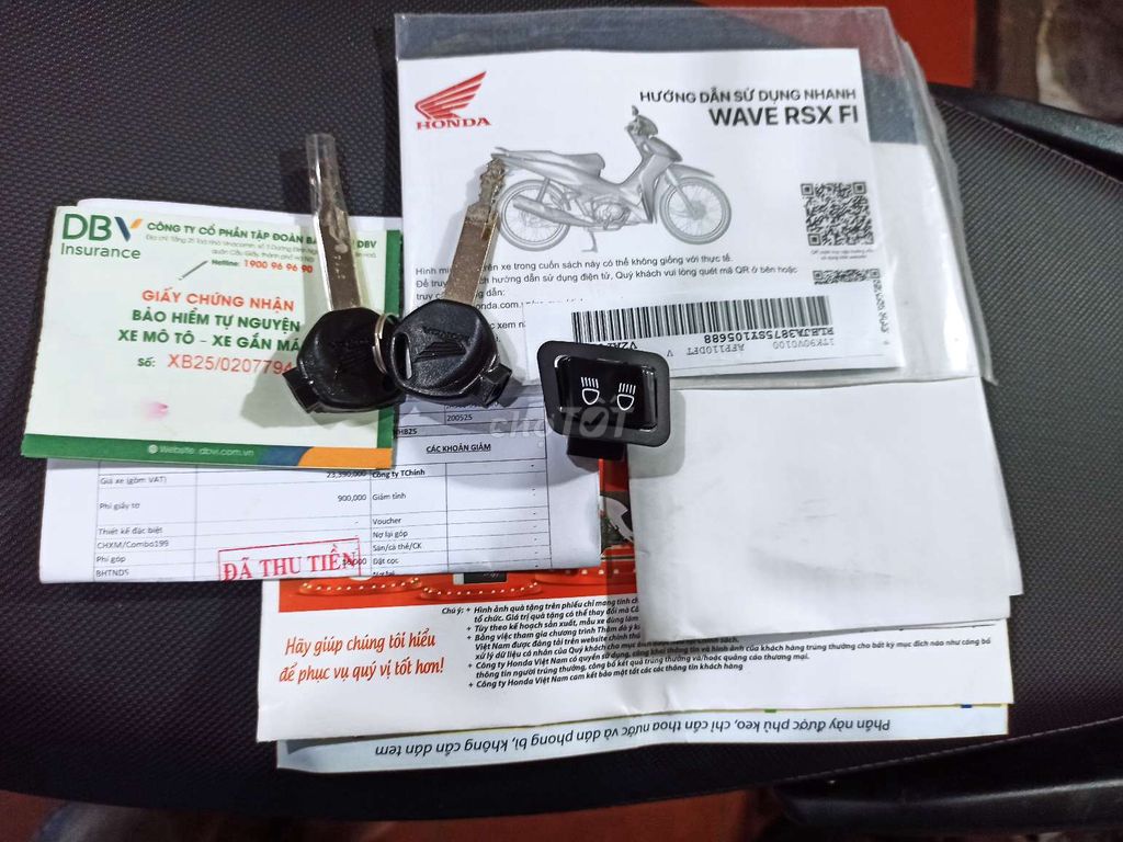 Honda Wave RSX FI 2025 Đen 541 km BSTP BAO KÍ.. Mua bán Xe máy tại Quận Bình Tân Tp Hồ Chí Minh được đăng bởi LÊ TRUNG VIỄN. hình 8