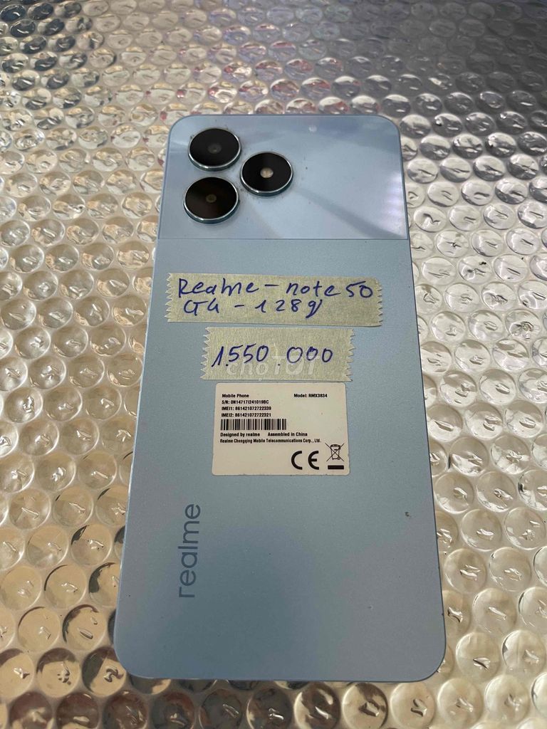 Realme note 50 4/128GB. Mua bán Điện thoại tại Quận Ninh Kiều Cần Thơ được đăng bởi Cầm Đồ Anh Quý hình 1