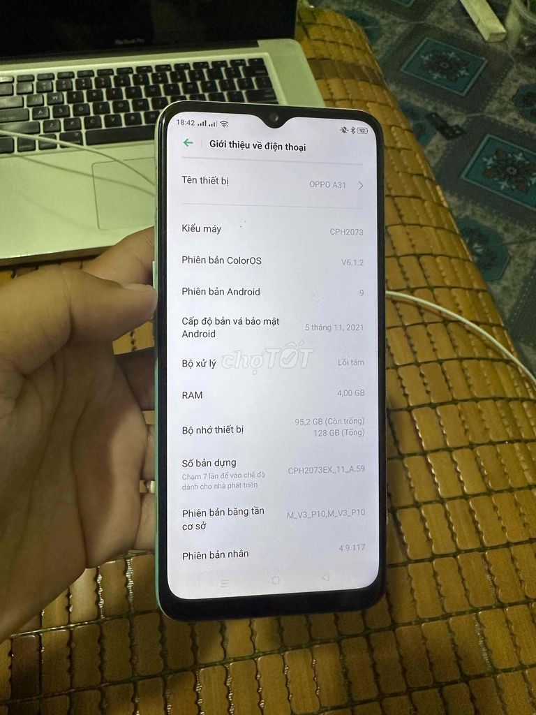 Oppo A31 128GB Xanh ngọc. Mua bán Điện thoại tại Thành phố Biên Hòa Đồng Nai được đăng bởi Hào hình 1