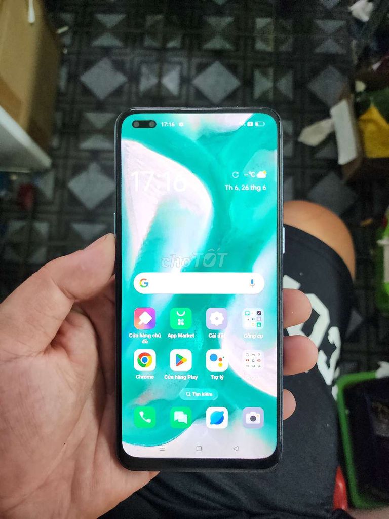 Oppo Reno4 128GB Xanh . Mua bán Điện thoại tại Thành phố Nam Định Nam Định được đăng bởi Thắng Nguyễn hình 1