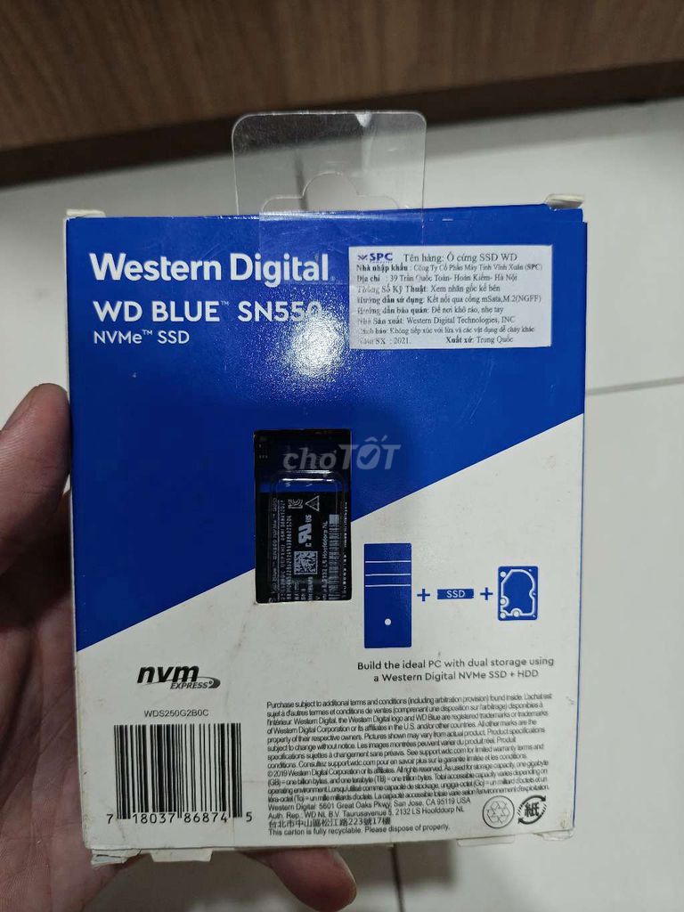 WD SSD BLUE SN550 240GB