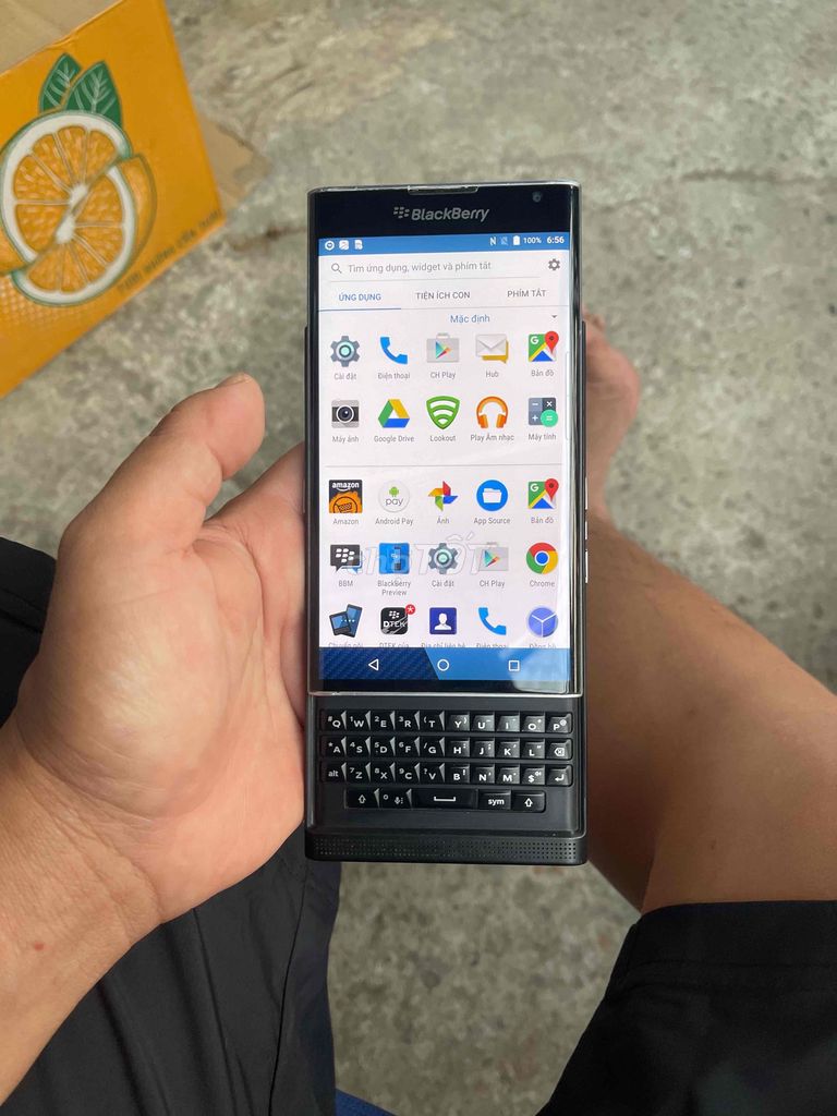 BlackBerry Priv Đen. Mua bán Điện thoại tại Thị xã Tân Uyên Bình Dương được đăng bởi tanuyentphcm hình 1