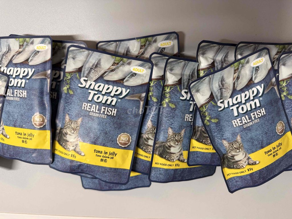 Thức ăn mèo Snappy Tom Cá ngừ. Mua bán Phụ kiện, Thức ăn, Dịch vụ tại Quận 12 Tp Hồ Chí Minh được đăng bởi Mai Linh  hình 1