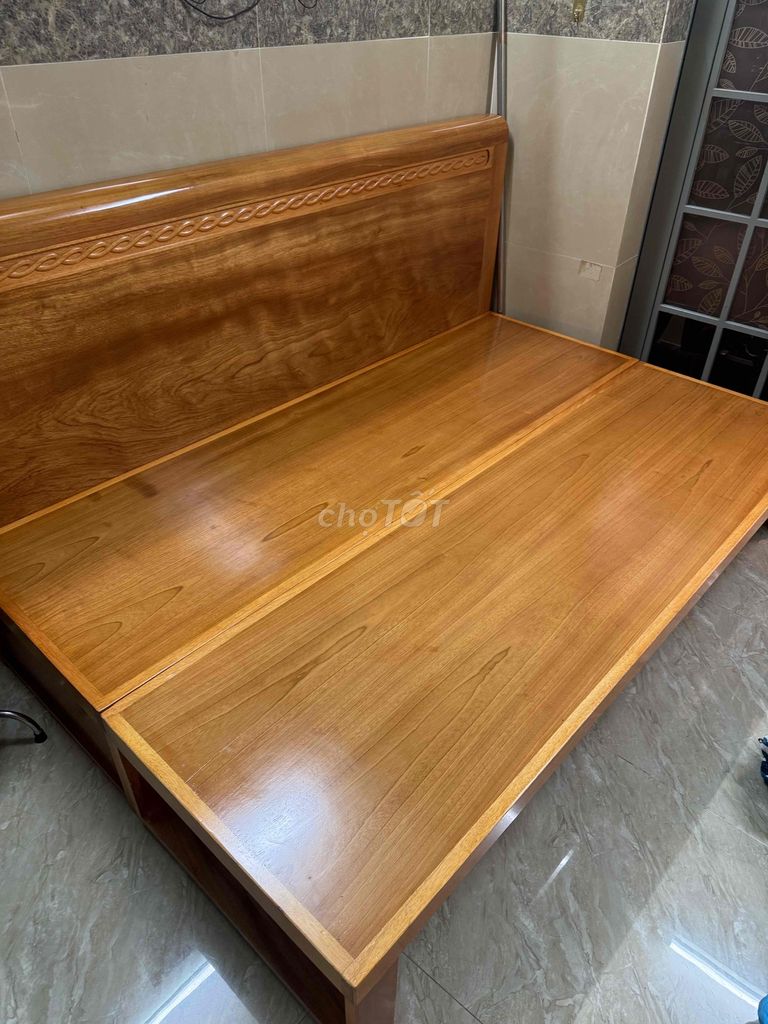 Giường gấp Gỗ Nâu có ngăn kéo. Mua bán Giường, chăn ga gối nệm tại Quận 4 Tp Hồ Chí Minh được đăng bởi Scarlet Nguyen hình 1