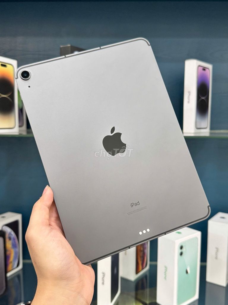 SALE iPad Air 4 64GB Wifi + LTE Pin 100 Chuẩn Zin. Mua bán Máy tính bảng tại Quận Phú Nhuận Tp Hồ Chí Minh được đăng bởi TYMO Việt Nam hình 1