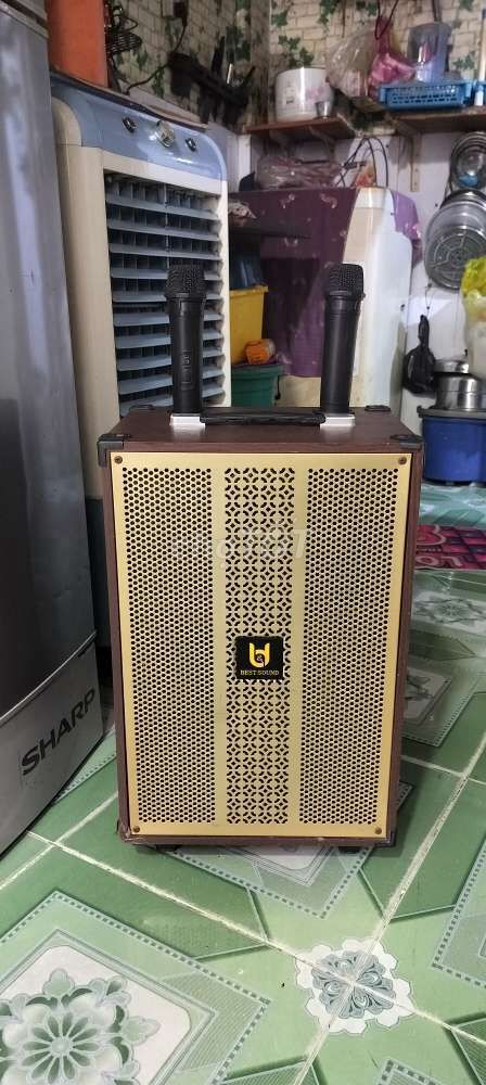 Loa kéo bass 25 + 2 micro ca hát tốt hết bình cầm