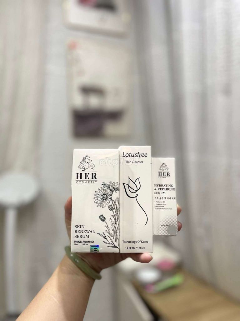 HER Cosmetic Serum trị mụn 100ml. Mua bán Phụ kiện thời trang khác tại Thị xã Gò Công Tiền Giang được đăng bởi Thanh Tuyền hình 1