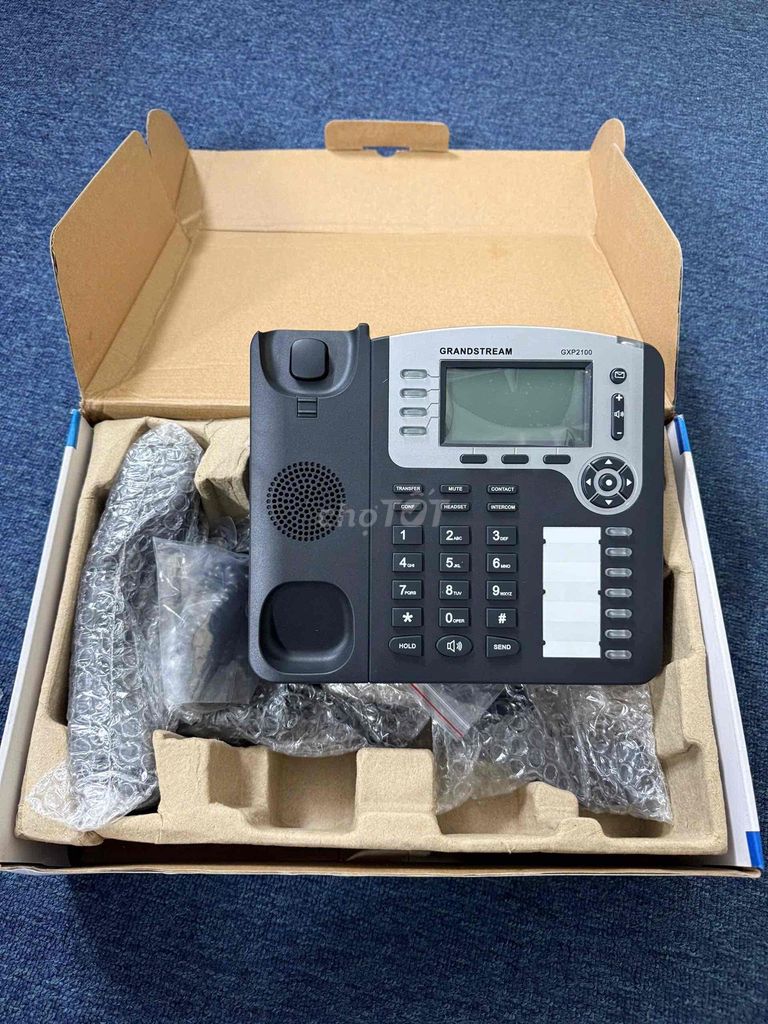Điện thoại bàn IP Grandstream GXP2100 Đen 4SIP. Mua bán Điện thoại tại Quận Bắc Từ Liêm Hà Nội được đăng bởi Nguyễn Thị Ngọc Ánh hình 1