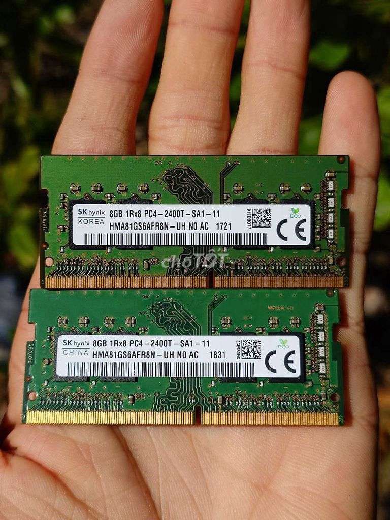 RAM laptop SK Hynix 8GB DDR4 2400MHz. Mua bán Linh kiện (RAM, Card...) tại Thành phố Cà Mau Cà Mau được đăng bởi Thái Trọng Tín hình 1