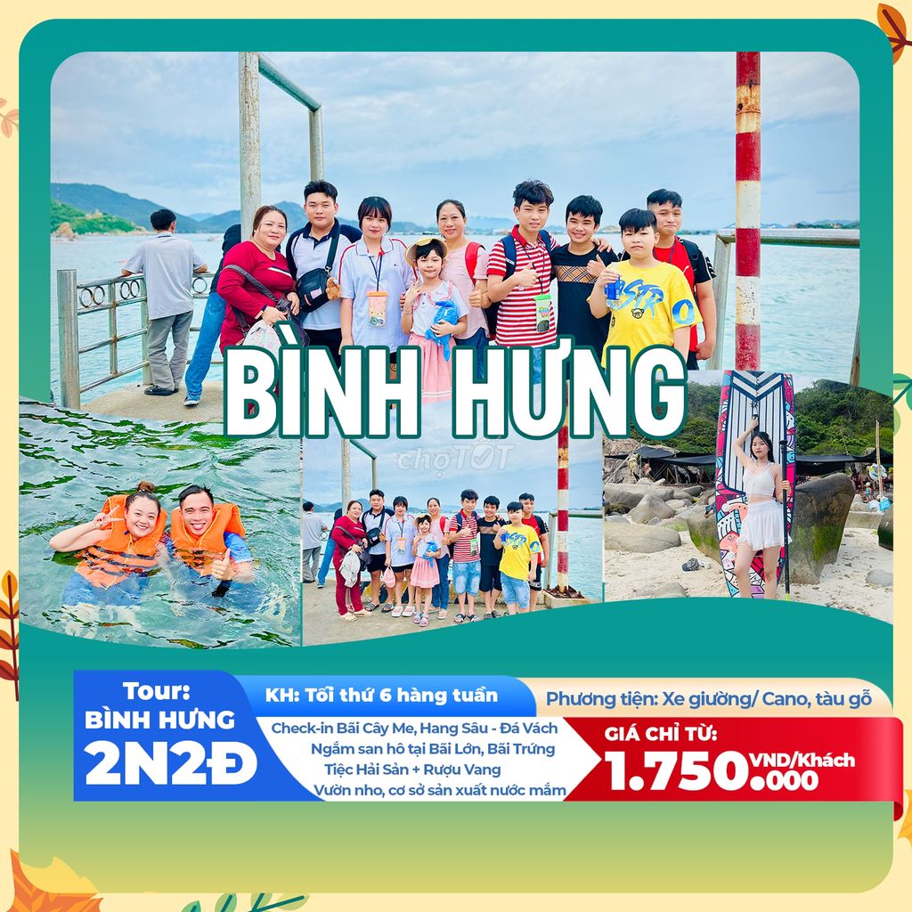 Tour Bình Hưng Hòn Chút 2N2Đ | DL Phong Cách Việt