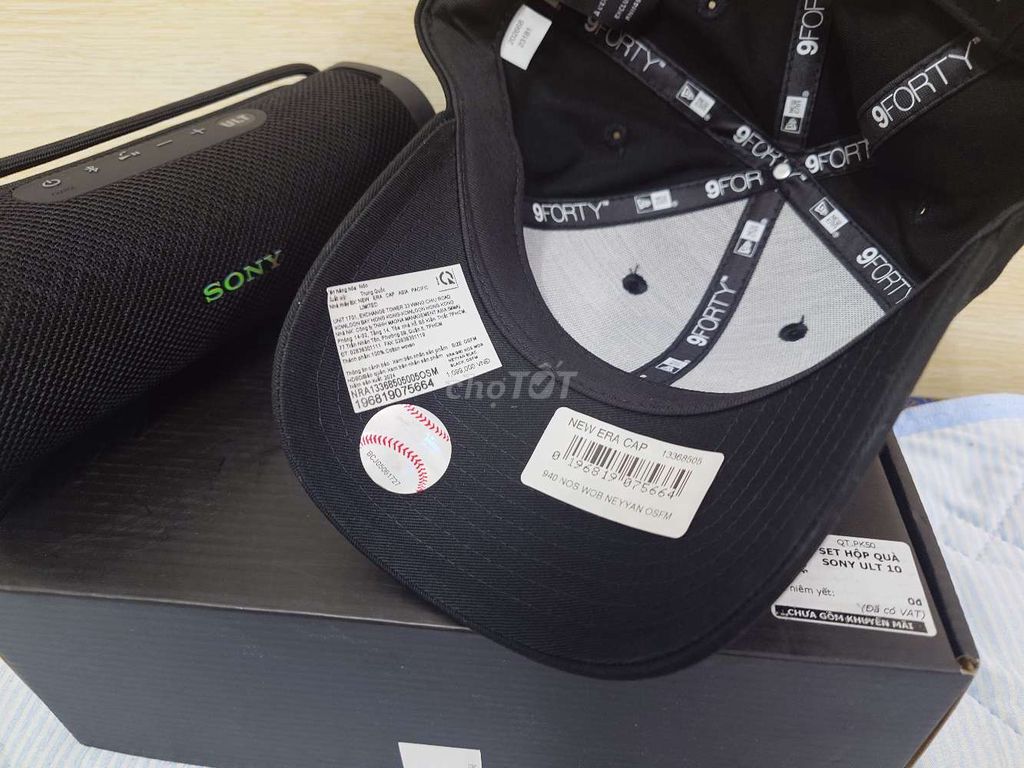 Nón MLB New Era 9Forty Adjustable đen