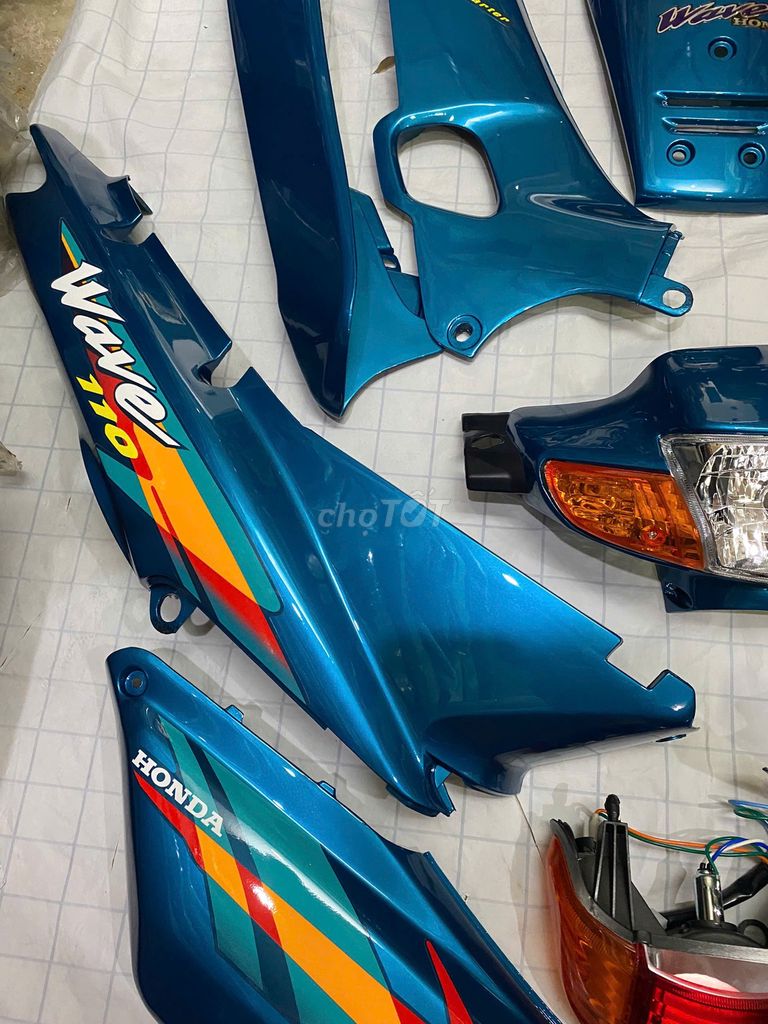 Bộ dàn áo và đèn xe Wave Thái 110 màu Xanh Ngọc. Mua bán Phụ tùng xe tại Quận Cầu Giấy Hà Nội được đăng bởi Nguyễn Quang Huy hình 4