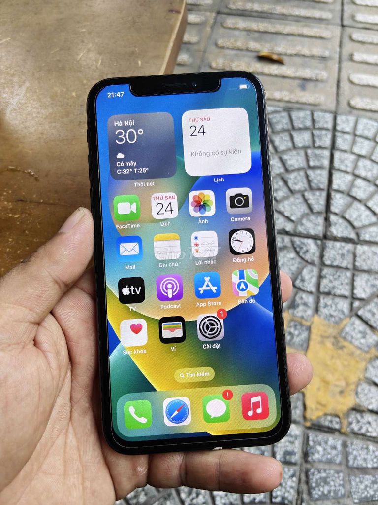 Apple iPhone X 64GB Đen Đã sử dụng. Mua bán Điện thoại tại Quận Liên Chiểu Đà Nẵng được đăng bởi Công Lực hình 1