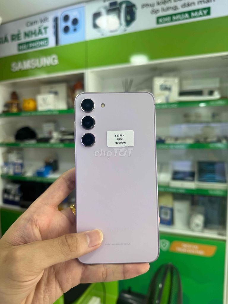 📲Samsung S23 Plus 256GB Tím Likenew zin nguyên ban. Mua bán Điện thoại tại Quận Ngô Quyền Hải Phòng được đăng bởi TRAN SONG HA hình 1