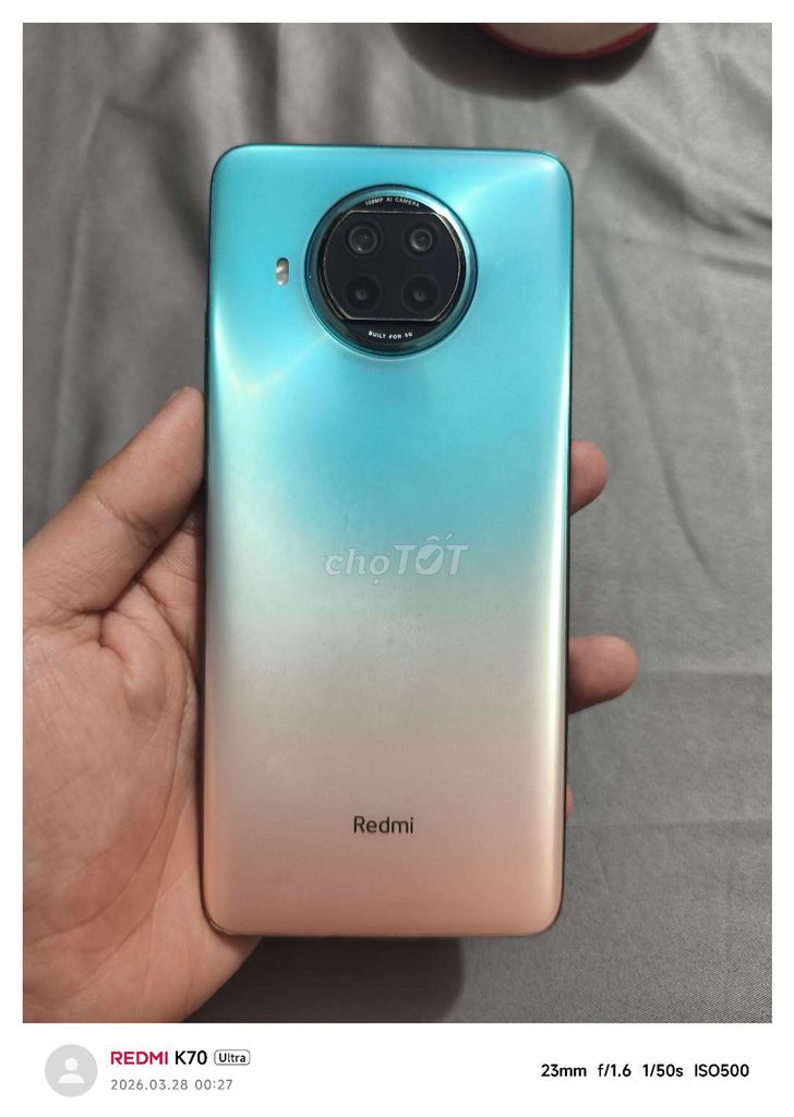 Xiaomi Redmi Note 9 Pro 5G 128GB Xanh hồng. Mua bán Điện thoại tại Huyện Thanh Trì Hà Nội được đăng bởi Minh Hoàng hình 1