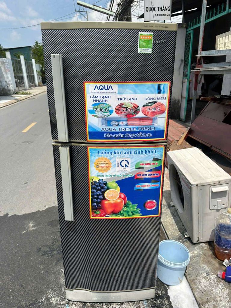 Tủ lạnh Sanyo Aqua 180 lít Đen. Mua bán Tủ lạnh tại Quận Ninh Kiều Cần Thơ được đăng bởi Hữu Nghị Mua Bán Mặt Hàng Điện Lạnh hình 1