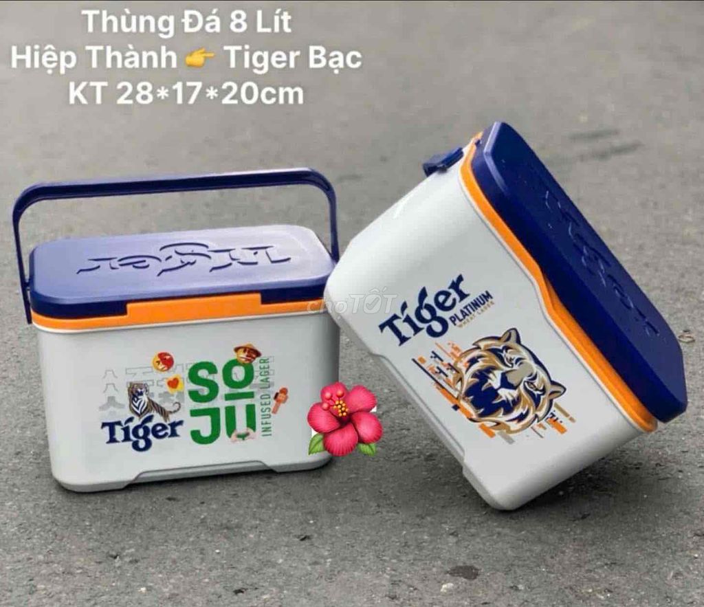 THANH LÝ THÙNG ĐÁ TIGER 8L - Mới 100%