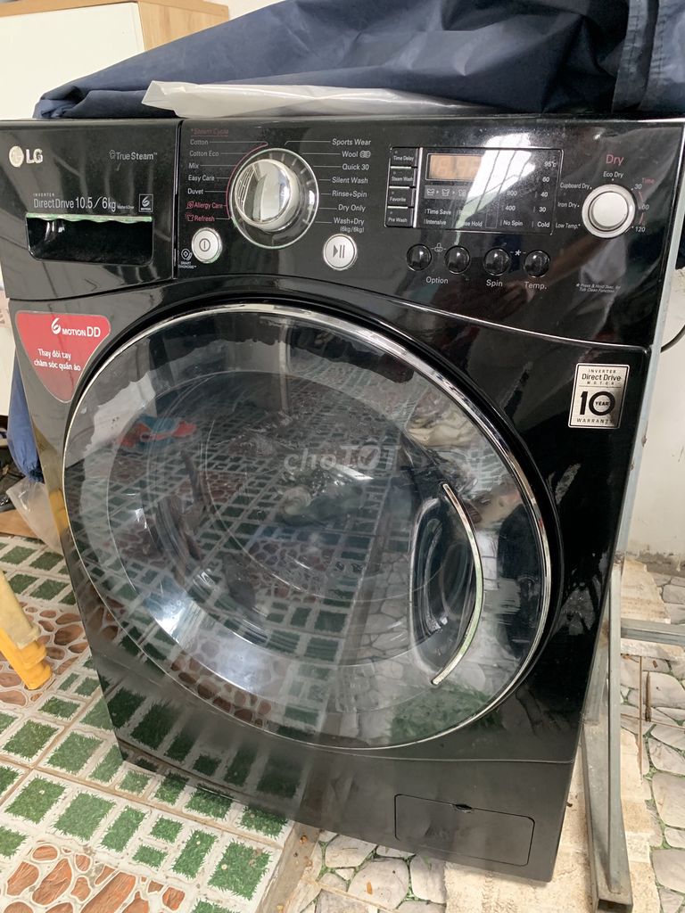Máy giặt sấy LG WD-21600 10.5kg Đen. Mua bán Máy giặt tại Huyện Hòa Vang Đà Nẵng được đăng bởi Han Tes hình 1