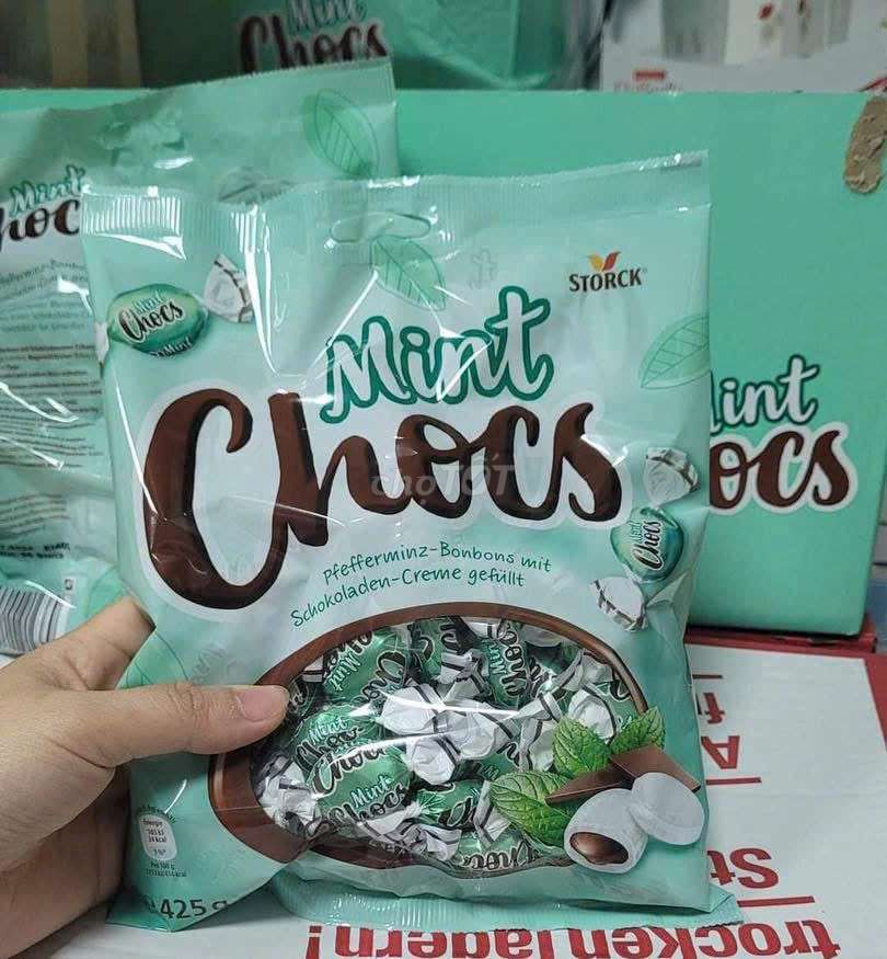 Kẹo socola bạc hà mint chocs đức