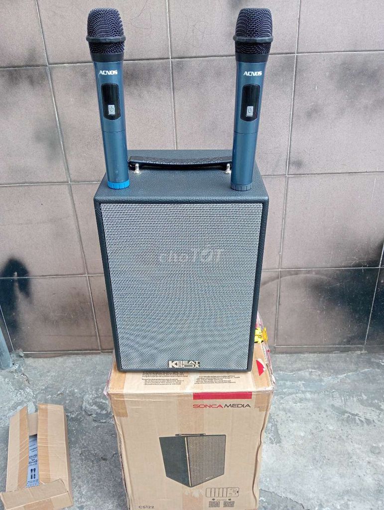 Loa karaoke ACNOS CS221 Đen. Mua bán Tivi, Âm thanh tại Quận 6 Tp Hồ Chí Minh được đăng bởi ĐOÀN VĂN SƠN  hình 1
