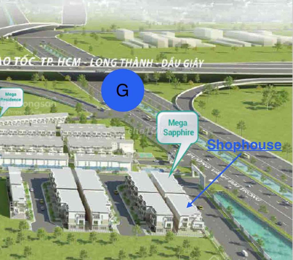 Shophouse 3 tầng cực hiếm tại Khu Vực ngay điểm lên Tuyến Metro 6 -VĐ2