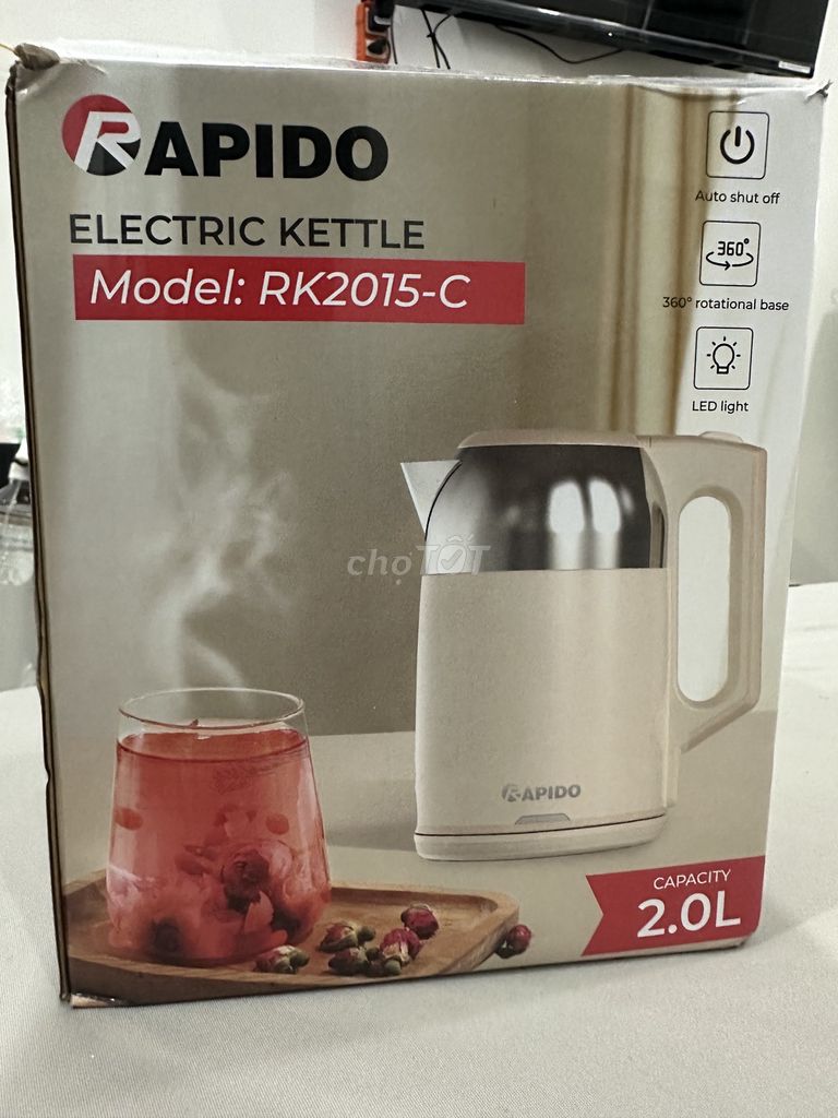 Ấm siêu tốc RAPIDO RK2015-C – Hàng mới 100%. Mua bán Bếp, lò, đồ điện nhà bếp tại Quận Ninh Kiều Cần Thơ được đăng bởi Tạ Minh Phương hình 1