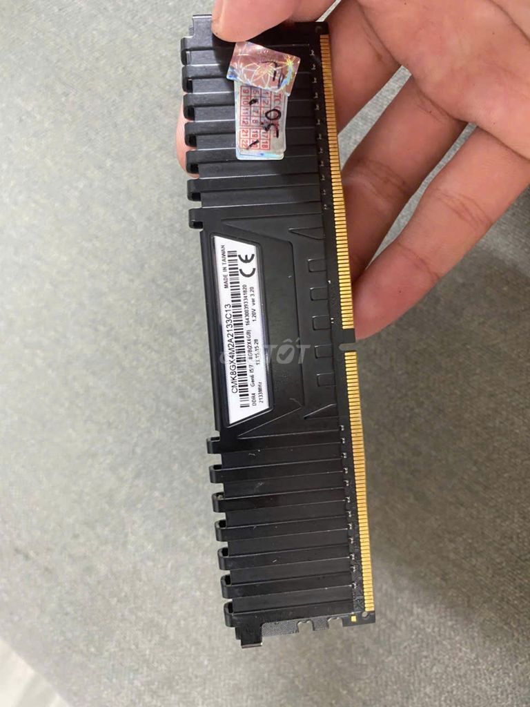 RAM Corsair Vengeance LPX 4GB DDR4 2133MHz CHẠY OK. Mua bán Linh kiện (RAM, Card...) tại Quận Gò Vấp Tp Hồ Chí Minh được đăng bởi ngọc trang hình 1