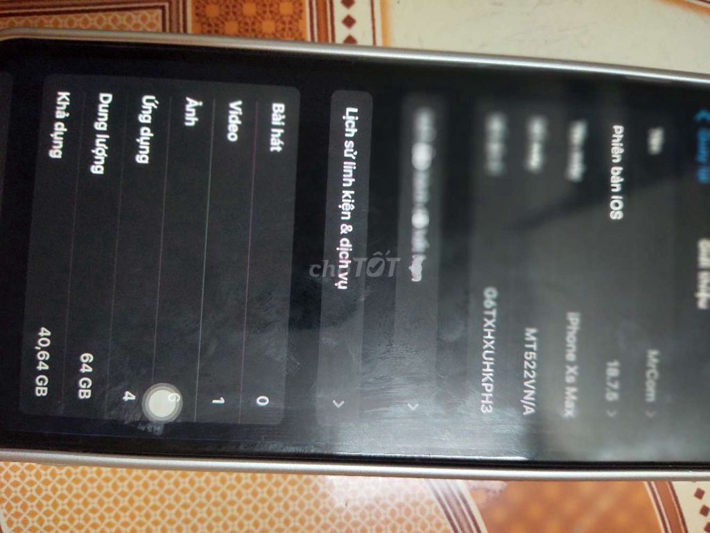 iPhone XS Max 64GB Vàng VNA Đã sử dụng. Mua bán Điện thoại tại Huyện Gia Lâm Hà Nội được đăng bởi Traj Phố Huyện hình 1