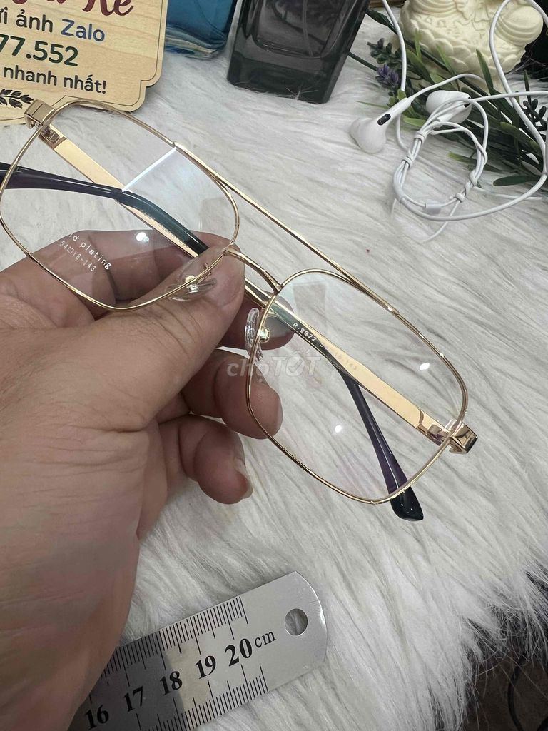 Gọng kính Dunlop Kim loại Vàng. Mua bán Phụ kiện thời trang khác tại Huyện Thanh Trì Hà Nội được đăng bởi Shop HaNoiGiaRe Com hình 1
