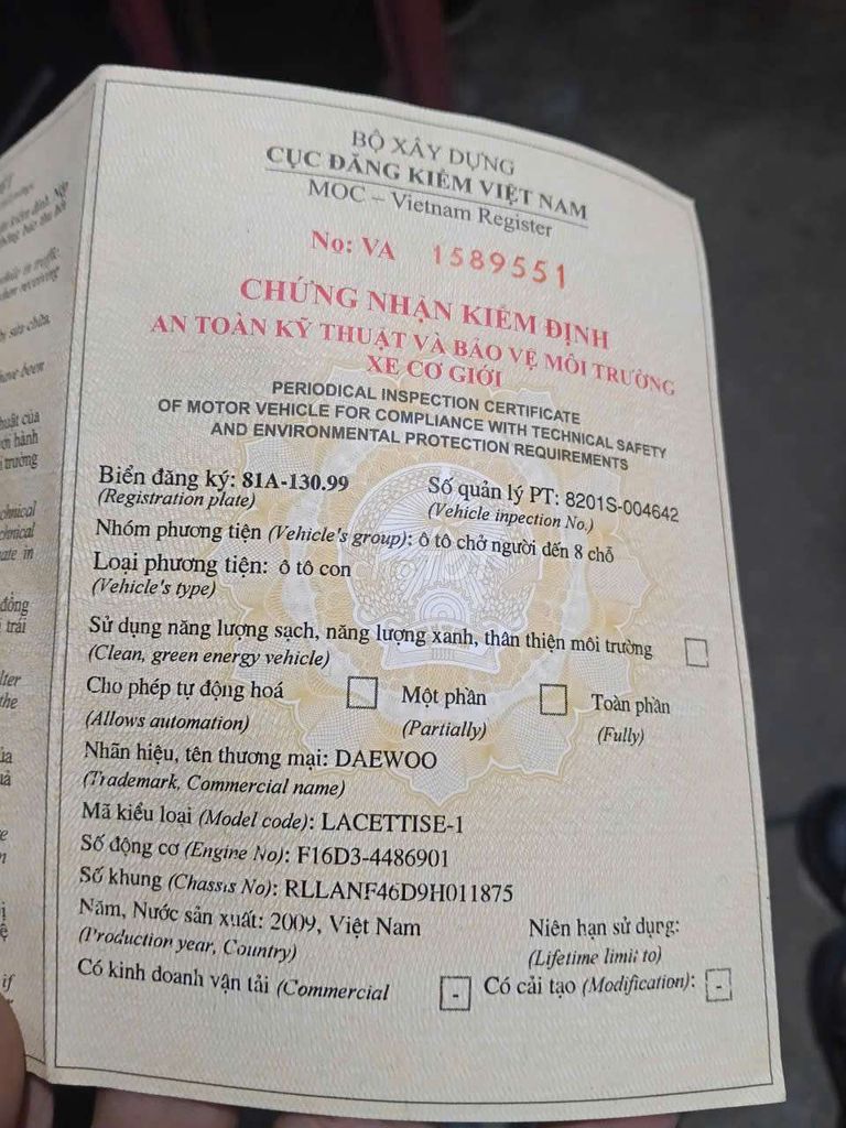 2009 CDX 1.6 AT - 12000 km. Mua bán Ô tô tại Thành phố Nha Trang Khánh Hòa được đăng bởi Văn Khoa Trương hình 9