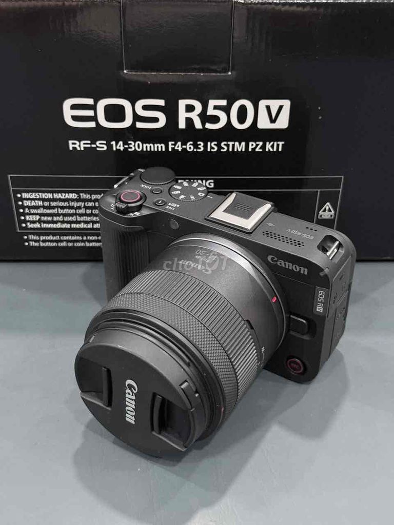 Máy ảnh Canon EOS R50V Đen Fullbox Bh 10/2027. Mua bán Máy ảnh, Máy quay tại Quận 5 Tp Hồ Chí Minh được đăng bởi Phan Thế Phong  hình 1