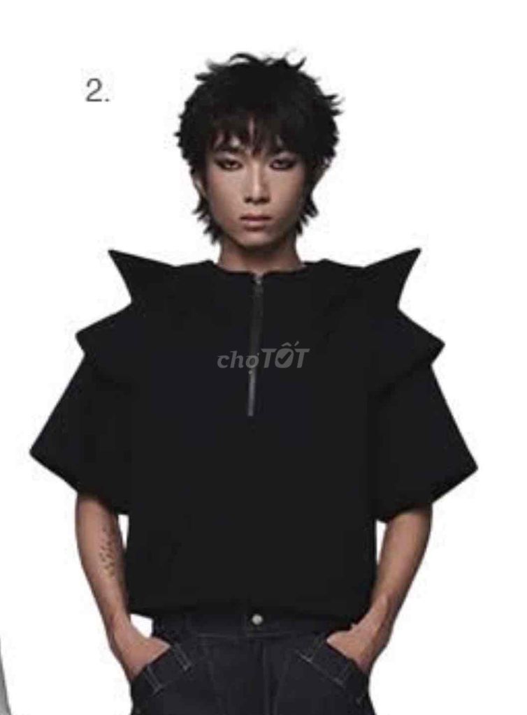 Áo hoodie Accox.acx Unisex Đen Tay ngắn. Mua bán Quần áo tại Quận Ba Đình Hà Nội được đăng bởi Thuý Anh hình 1