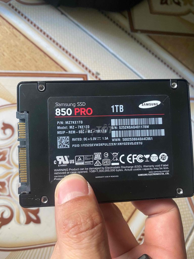 Ổ cứng SSD Samsung Pro 1T hàng víp cao cấp W10