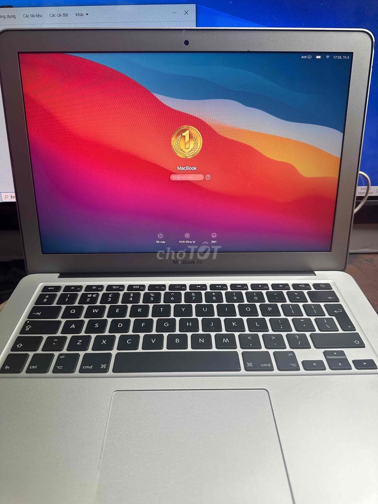 macbook air cấu hình i5 ram 8gb