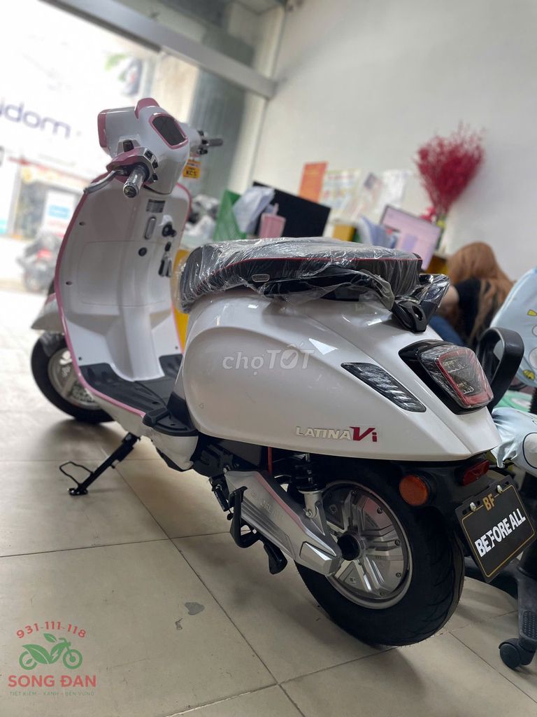 Latina VI trắng hồng – nhìn là yêu, chạy là mê. Mua bán Xe điện tại Quận Bình Tân Tp Hồ Chí Minh được đăng bởi Xe Điện Song Đan  Before NPP MN hình 4