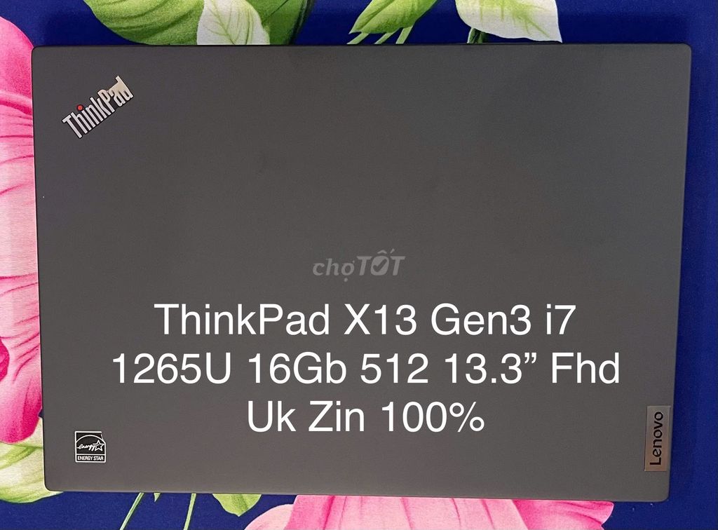 Lenovo ThinkPad X13 Gen3 i7-1265U . Mua bán Laptop tại Quận 3 Tp Hồ Chí Minh được đăng bởi Long Nguyễn hình 1