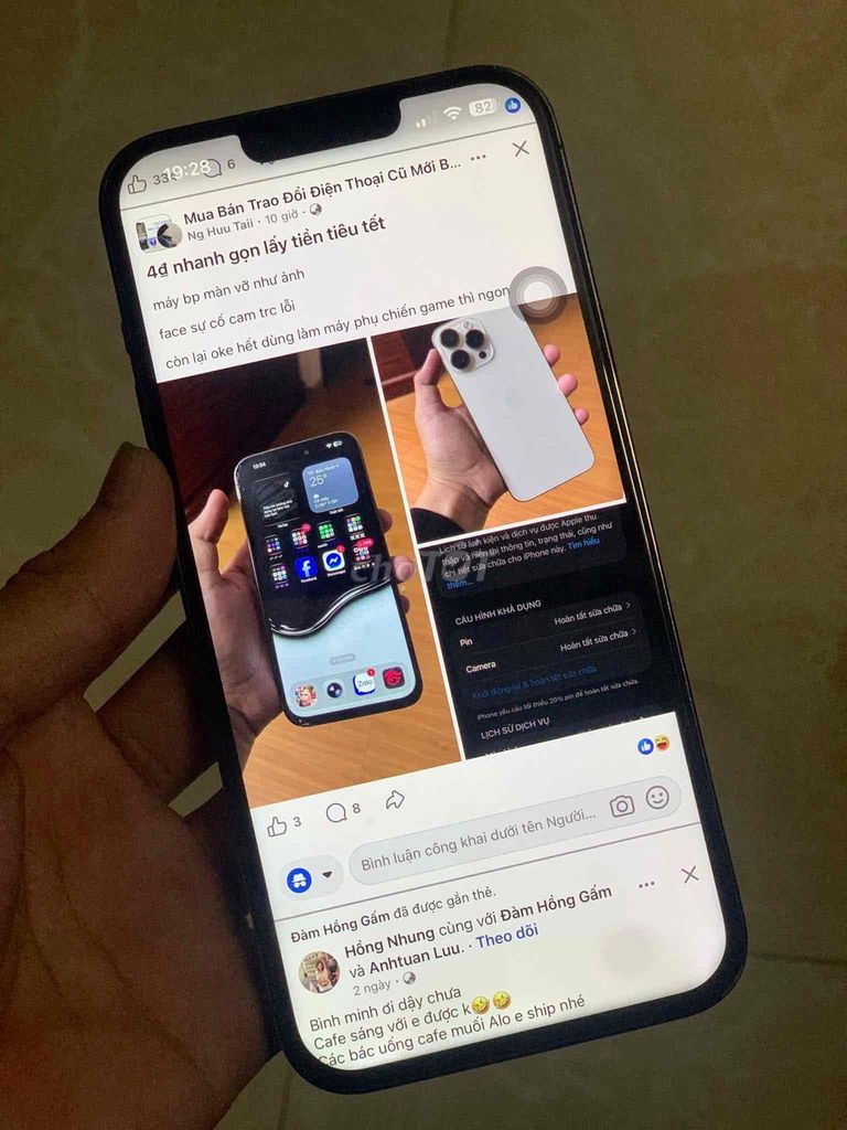 Apple iPhone 13 Pro Max Xám Đã sử dụng. Mua bán Điện thoại tại Huyện Yên Phong Bắc Ninh được đăng bởi Duy Văn hình 1