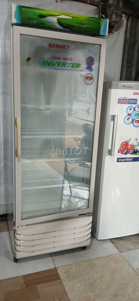 Tủ mát Sanaky 450 lít Inverter Trắng. Mua bán Tủ lạnh tại Quận Tân Phú Tp Hồ Chí Minh được đăng bởi Anh Lộc hình 1