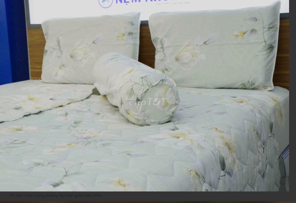Bộ chăn ga gối Aroma Luxury Cotton. Mua bán Giường, chăn ga gối nệm tại Thành phố Tân An Long An được đăng bởi Nệm giá kho Long An  hình 1
