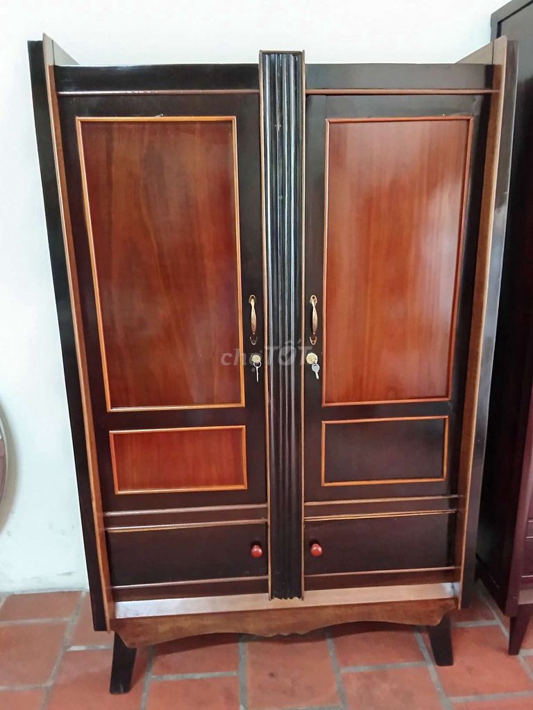 Tủ quần áo gỗ gõ cổ điển. Mua bán Tủ, kệ gia đình tại Thành phố Tây Ninh Tây Ninh được đăng bởi Thông hình 1