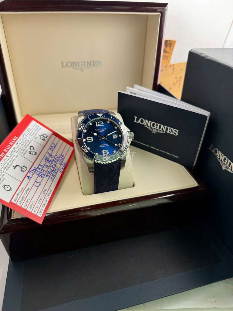 Đồng hồ Longines Hydro conquest full box sổ thẻ