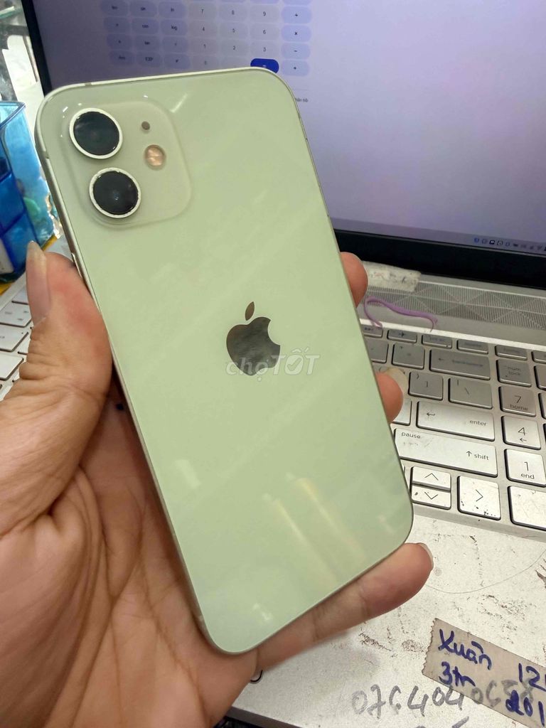 Apple iPhone 12 64GB Xanh lá 88%. Mua bán Điện thoại tại Huyện Cái Bè Tiền Giang được đăng bởi dung hình 1