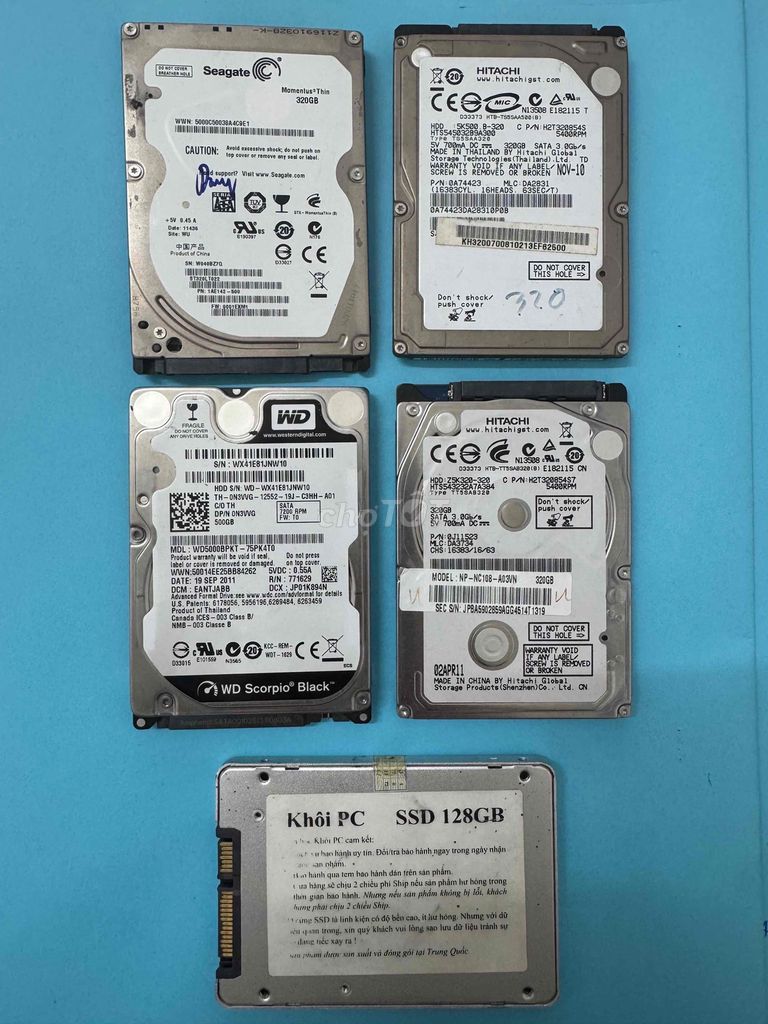 Ổ cứng thanh lý. Mua bán Linh kiện (RAM, Card...) tại Thành phố Sóc Trăng Sóc Trăng được đăng bởi Duy  hình 1