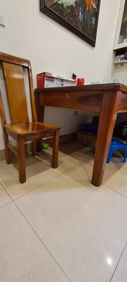 Bộ bàn ăn gỗ tự nhiên 9 ghế. Mua bán Bàn ghế tại Huyện Gia Lâm Hà Nội được đăng bởi Tano Tien Nguyen